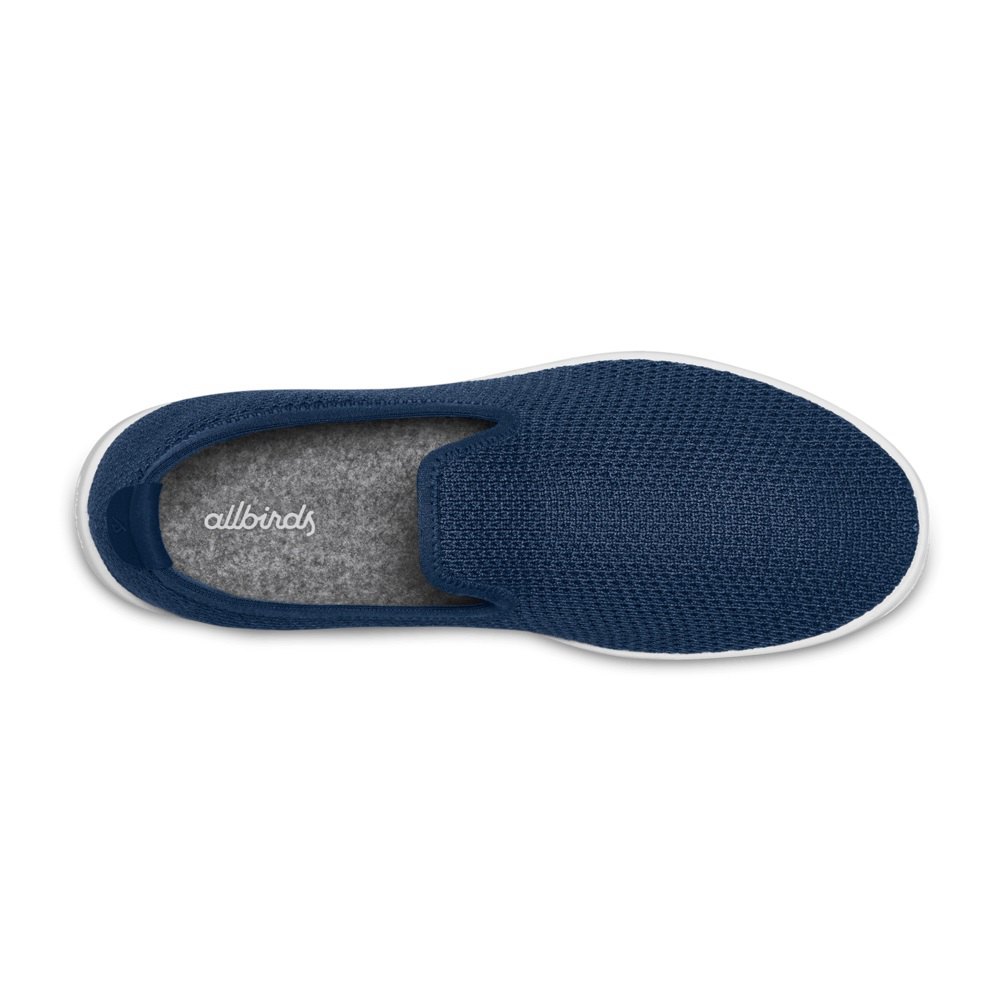 Allbirds Men\'s Tree Loungers - Slip-Ons Navy - VZS492073